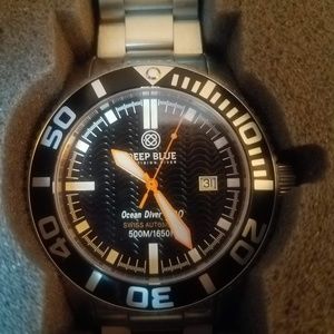 Deep Blue Diver Watch